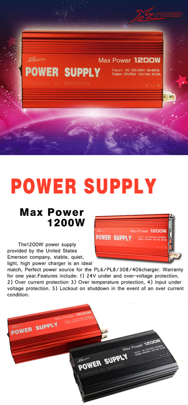 XLPower Supply 1200W BLACK