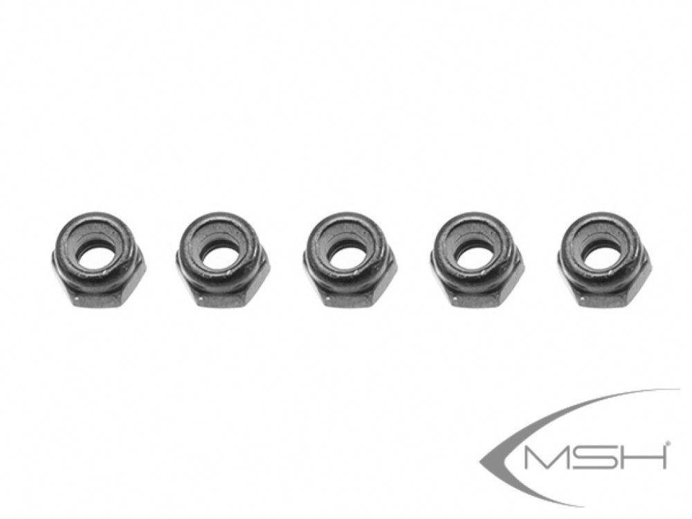 MSH71096 Nylon Lock Nuts M3