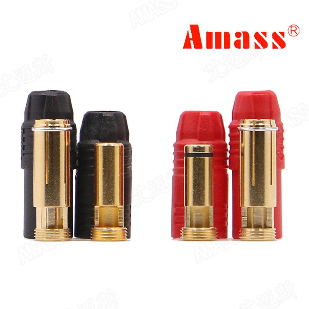 Amass AS150 gold anti spark 7mm re-usable connector (one pair)