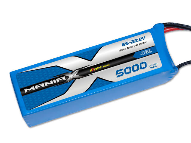 ManiaX LiPo 6S 5000mAh 22.2V eXpert 45C